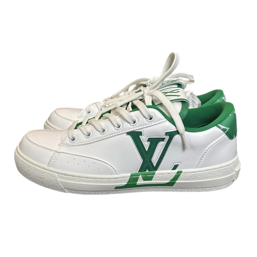 Louis Vuitton Charlie Sneakers White and Green 6.5